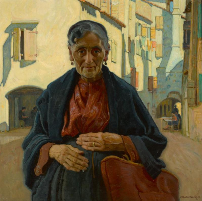 Hands Of Toil, Chioggia, Italy, 1927 Artwork by E. Martin Hennings