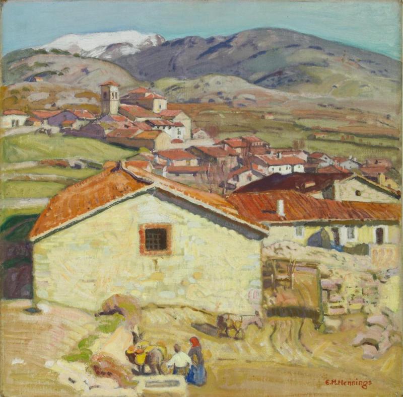 Spanish Village, Cercedilla Artwork by E. Martin Hennings