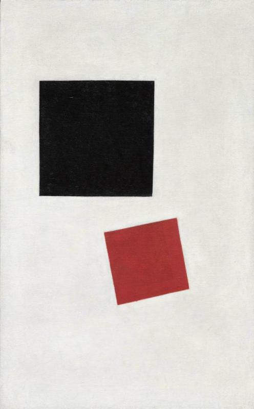 Black Square And Red Square, 1915 Artwork by Kasimir Malevich