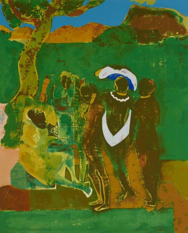 Prologue To Troy, 1974 Artwork by Romare Bearden