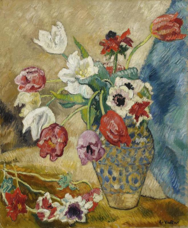 Tulipes Et Anemones, 1920 Artwork by Louis Valtat
