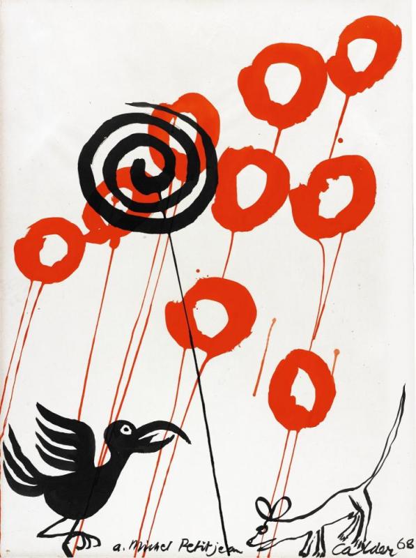Le Courbeau Et La Renard, 1968 Artwork by Alexander Calder