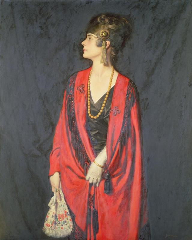 The Red Burnous Artwork by Howard Somerville