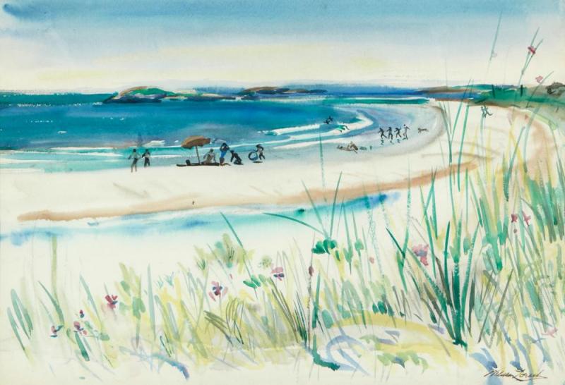 Popham Beach, 1950 Artwork by William Zorach