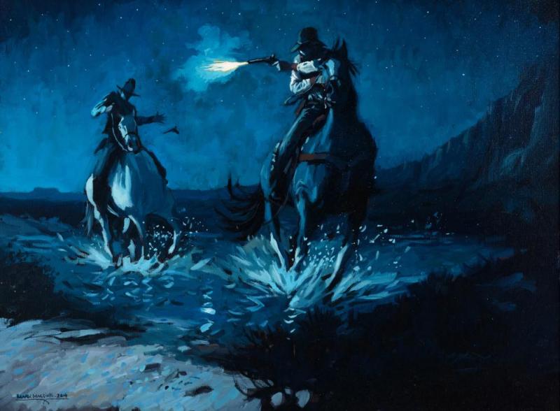 Night Chase, 2014 Artwork by Mark Maggiori