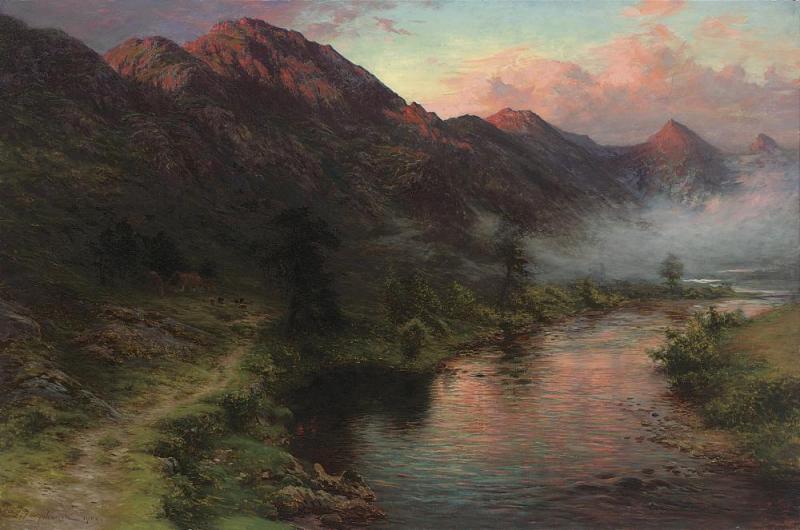 Five Sisters Of Kintail, Glen Shiel, 1902 Artwork by Joseph Farquharson