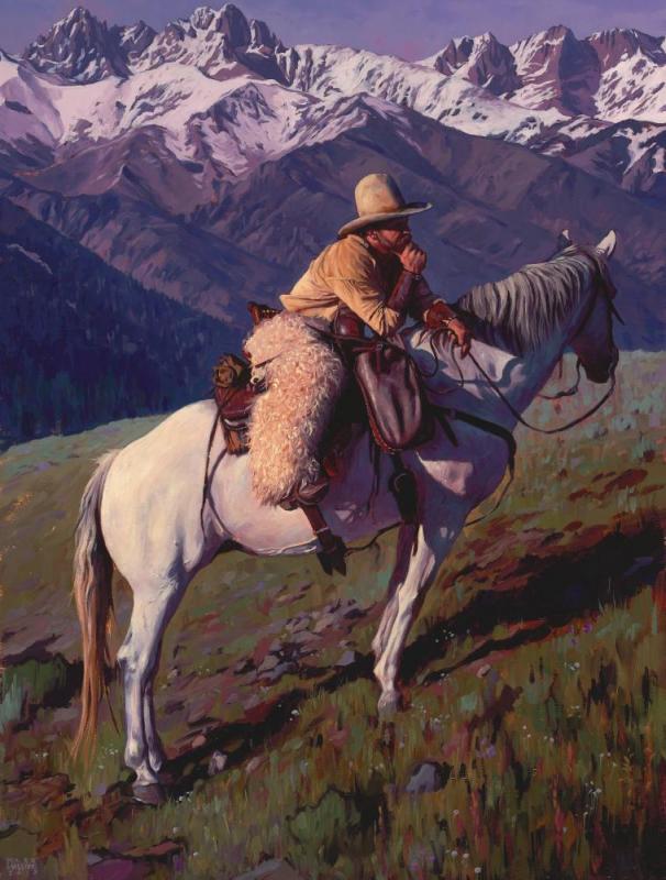 A Long Day On The Range Artwork by Mark Maggiori