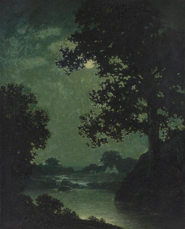 Moonlight, 1888 Artwork by Ralph Albert Blakelock