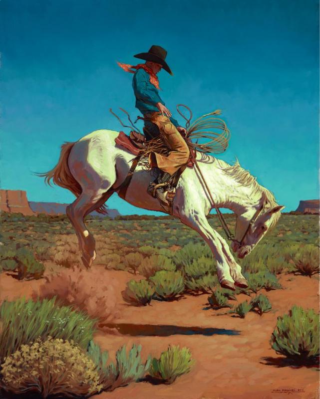 Bronc Rider Artwork by Mark Maggiori