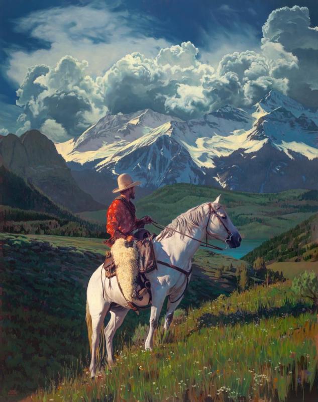 Living With Mountains Artwork by Mark Maggiori