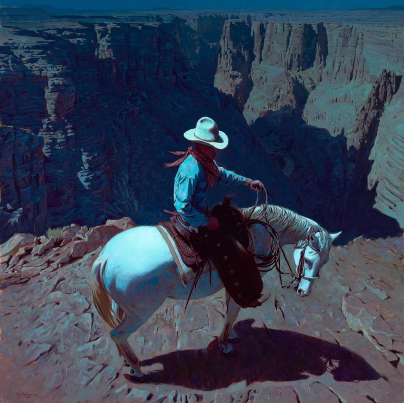 Night Falls Over The Little Colorado Artwork by Mark Maggiori