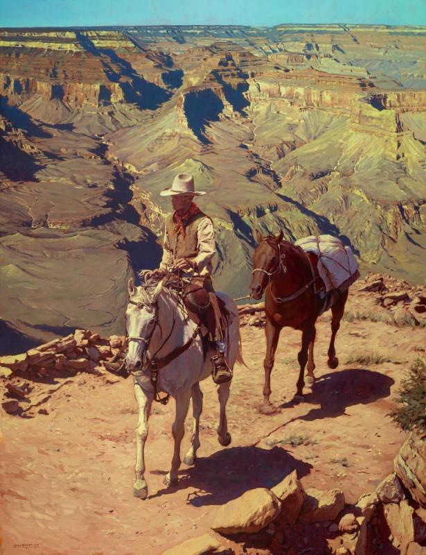 On The Kaibab Trail Artwork by Mark Maggiori