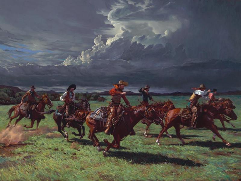 Riders In The Storm Artwork by Mark Maggiori