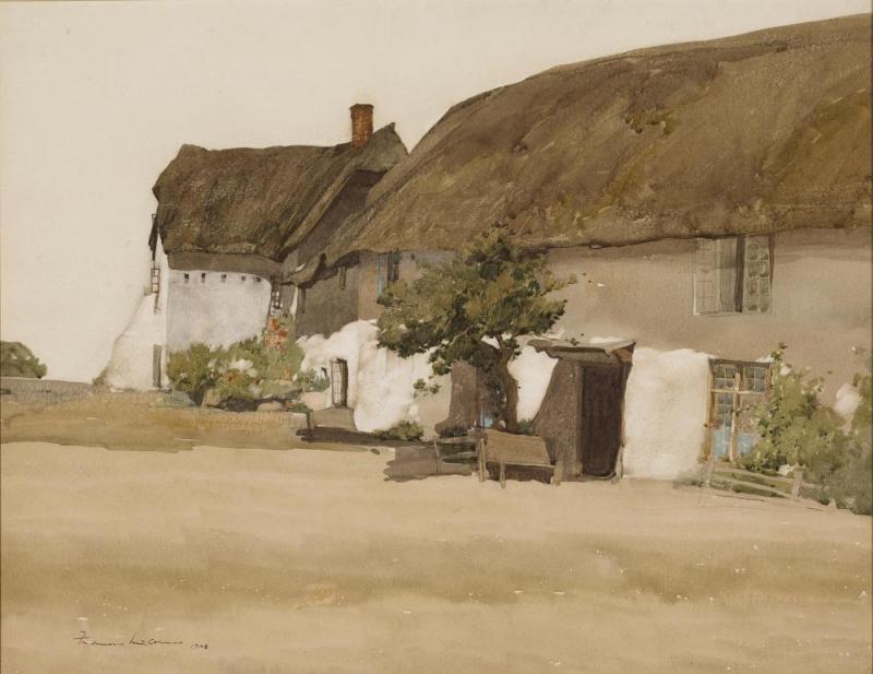English Farmhouse, 1908 Artwork by Francis John McComas
