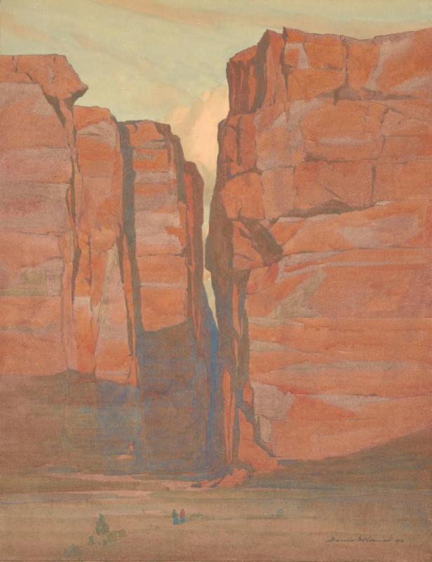 Navajo Gateway, 1914 Artwork by Francis John McComas