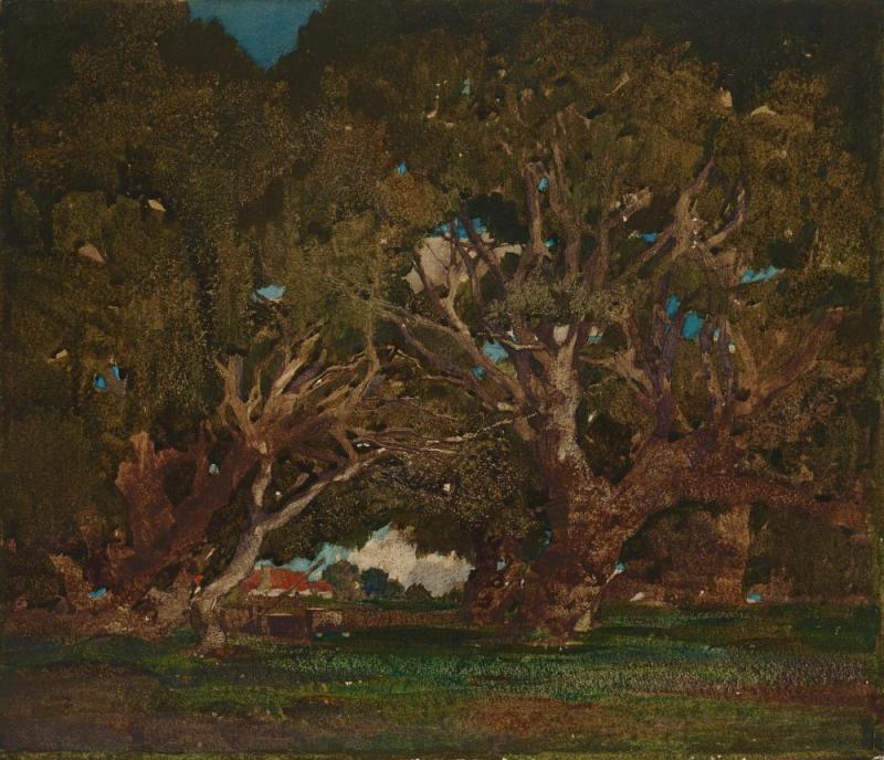 The Two Pines Of Monterey, 1912 Artwork by Francis John McComas