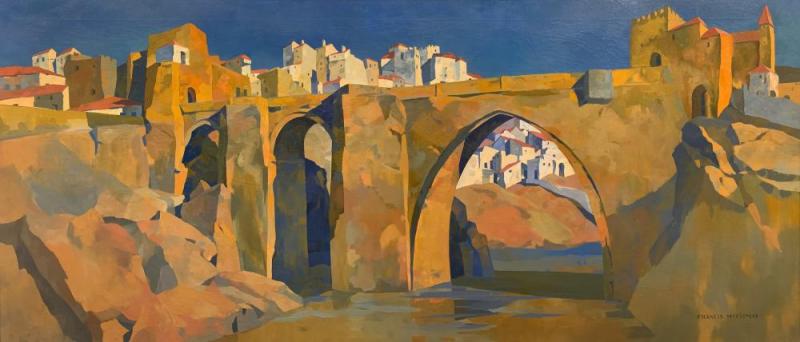 Toledo Bridge (puente De Toledo), Ca. 1928 Artwork by Francis John McComas