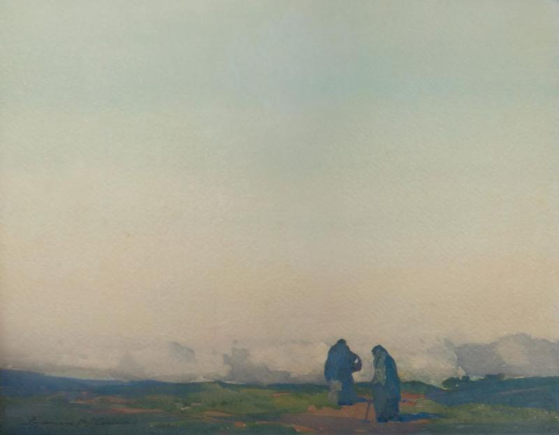 Two Figures (dos Figuras), N.d. Artwork by Francis John McComas