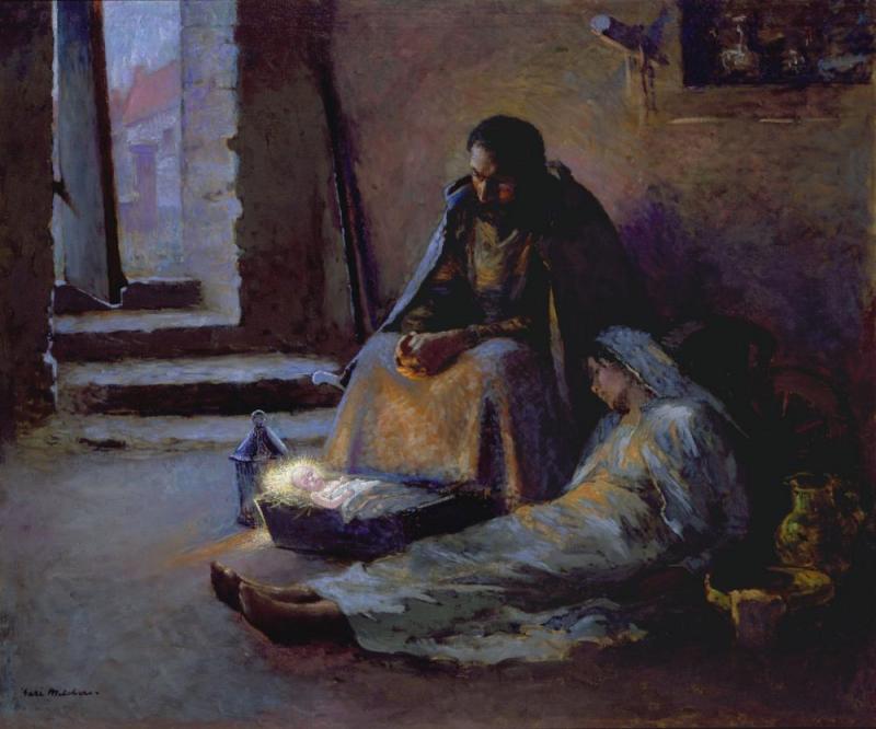 The Nativity, 1891 Artwork by Gari Melchers