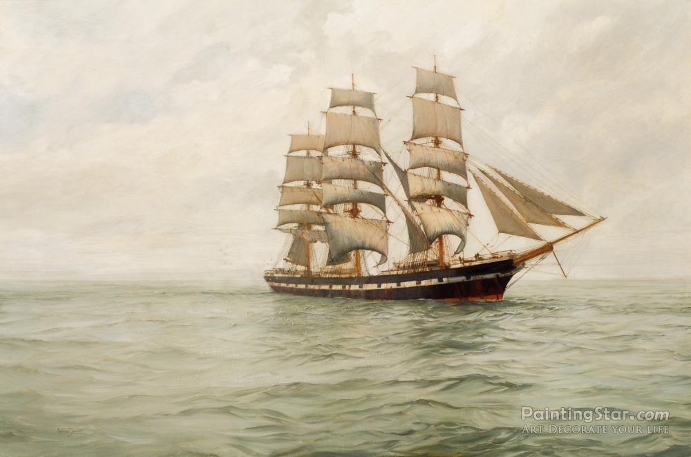 Quiet Waters, The Illawarra Artwork by Montague Dawson