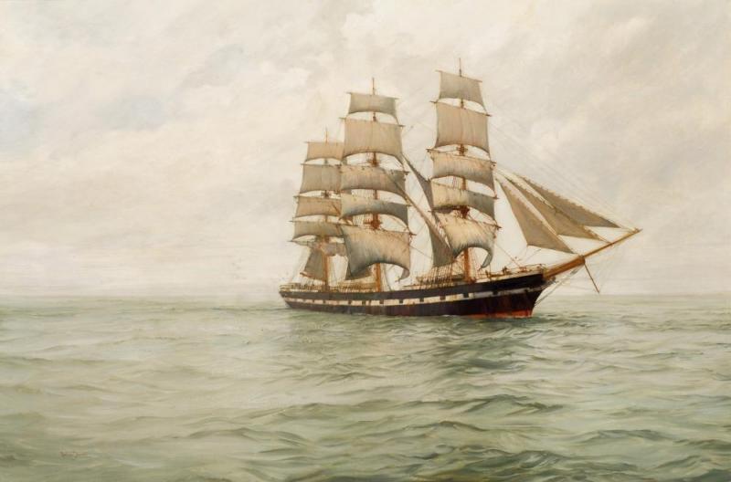 Quiet Waters, The Illawarra Artwork by Montague Dawson