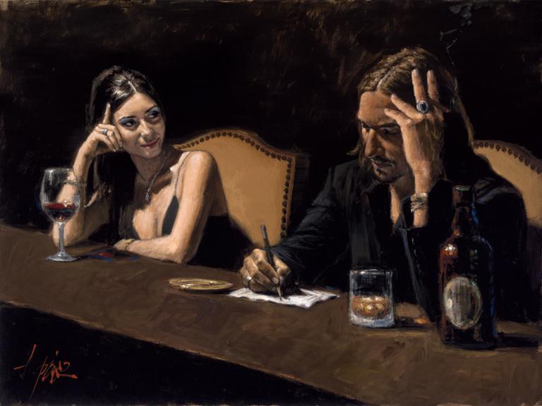 Fabian And Monica I Artwork by Fabian Perez