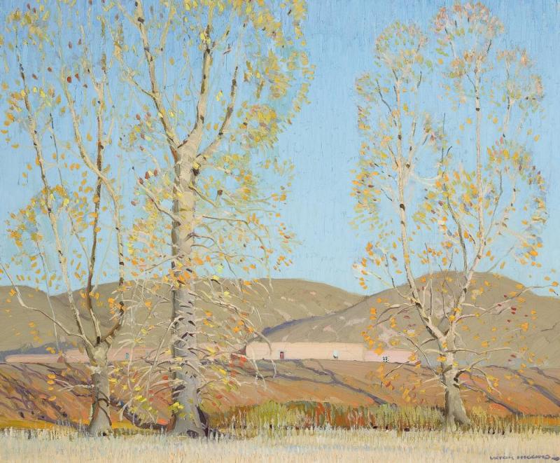 November, Country Landscape, Circa 1920 Artwork by Victor Higgins