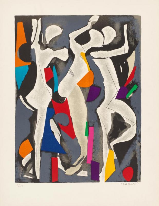 Personnages Du Sacre Du Printemps 1 Artwork by Marino Marini