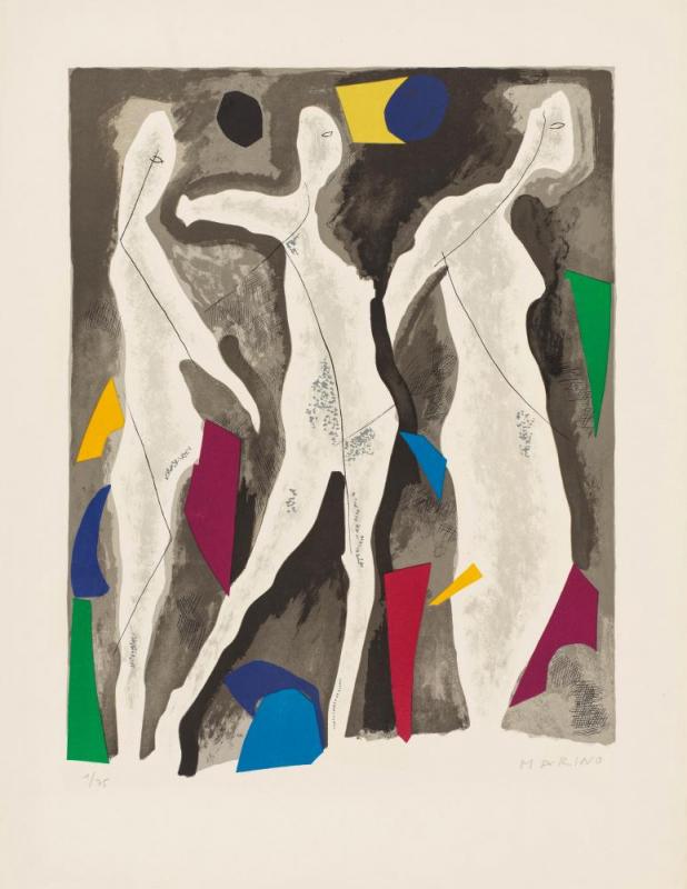 Personnages Du Sacre Du Printemps 2 Artwork by Marino Marini