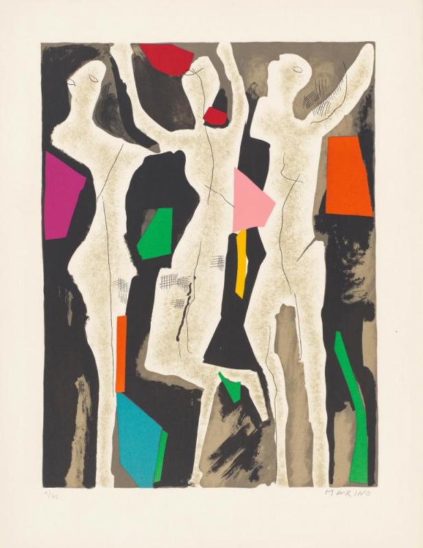 Personnages Du Sacre Du Printemps 4 Artwork by Marino Marini