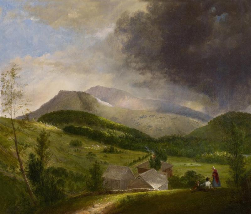 Approaching Storm, White Mountains, 1820s Artwork by Alvan Fisher