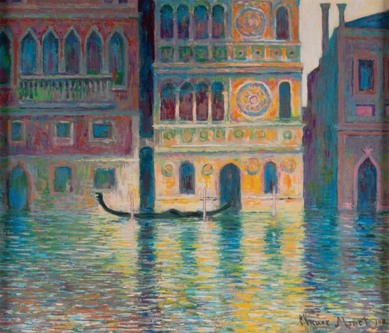 The Palazzo Dario In The Style Of Claude Monet, 1908 Artwork by John Myatt