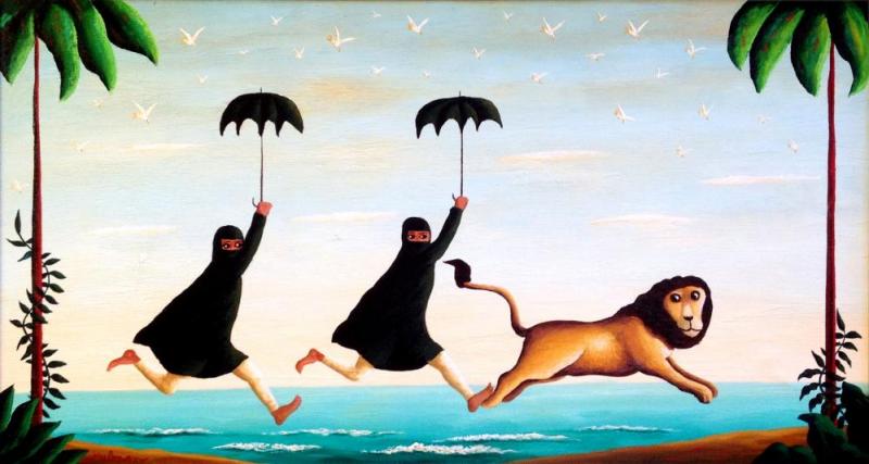 Suivez Le Premier, 1975 Artwork by Orville Bulman