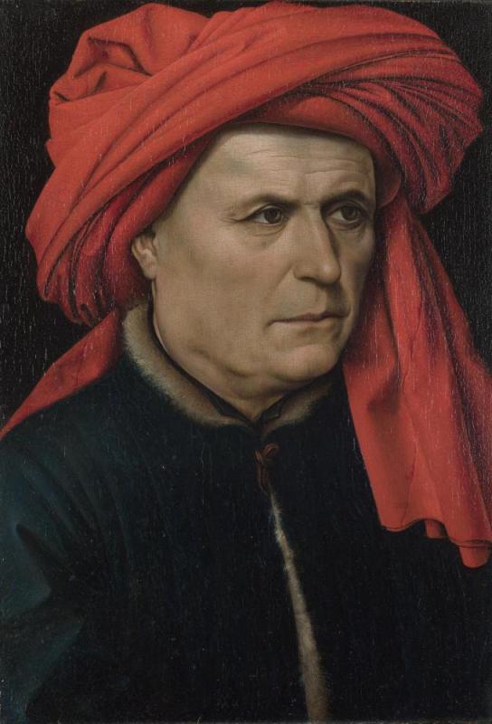 A Man, About 1435 Artwork by Robert Campin