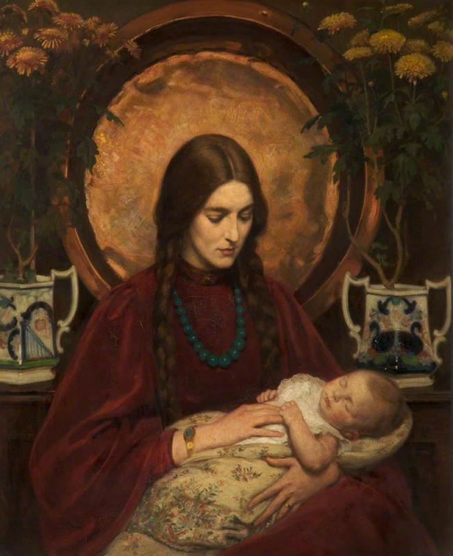 A Little Sleep, 1906 Artwork by Frank Samuel Eastman