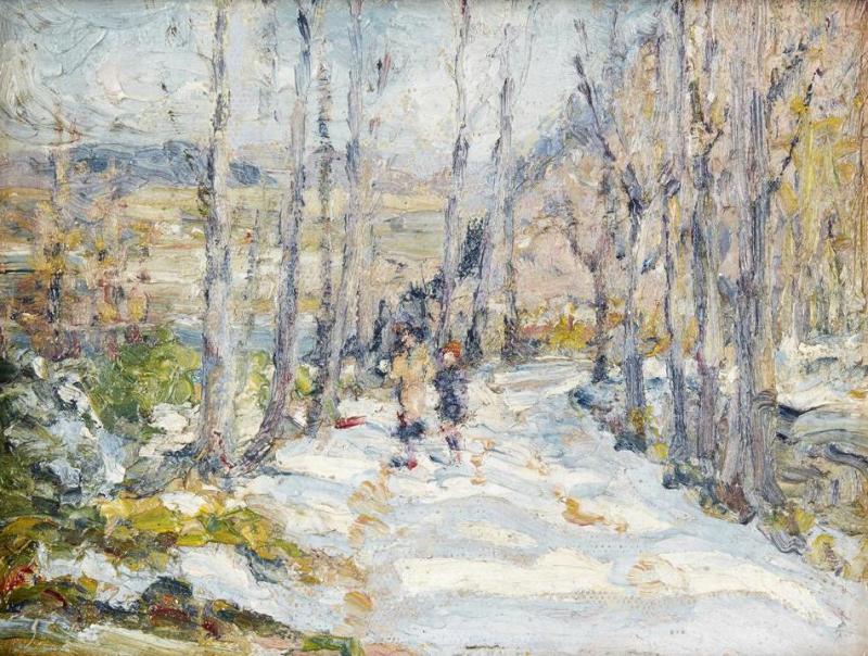 Winter In The Valley Artwork by Mary Smith Perkins