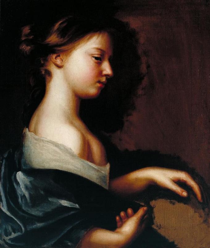 Portrait Of A Young Girl, 1681 Artwork by Mary Beale