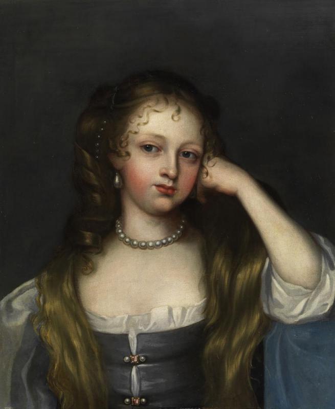 Portrait Of Nell Gwyl, 1697 Artwork by Mary Beale