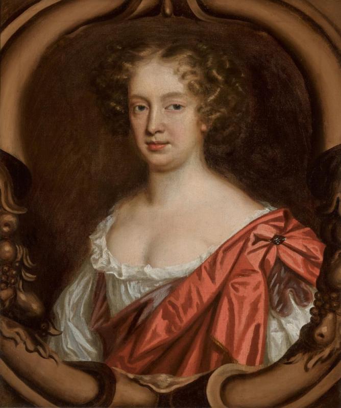 Self-portrait, Half-length, In A Painted Stone Cartouche Artwork by Mary Beale