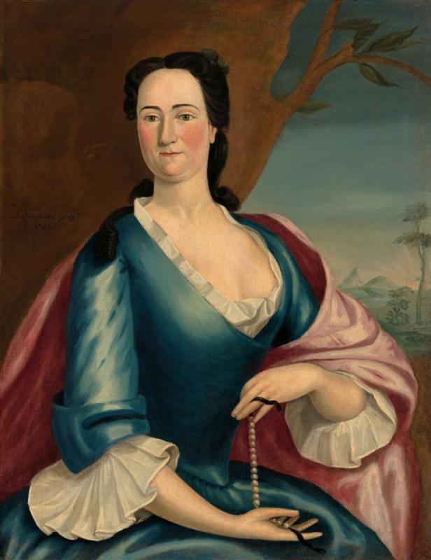 Elizabeth Fulford Welshman, 1749 Artwork by John Greenwood