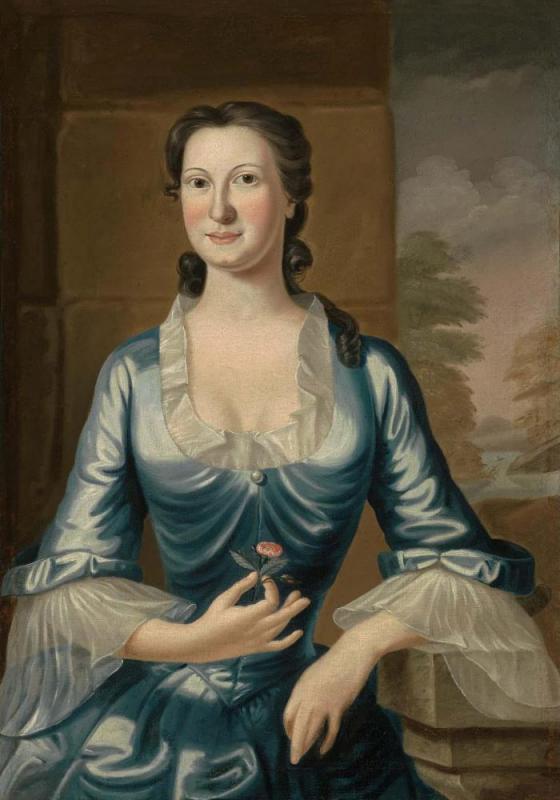 Mrs. Henry Bromfield, Margaret Fayerweather, 1749 Artwork by John Greenwood