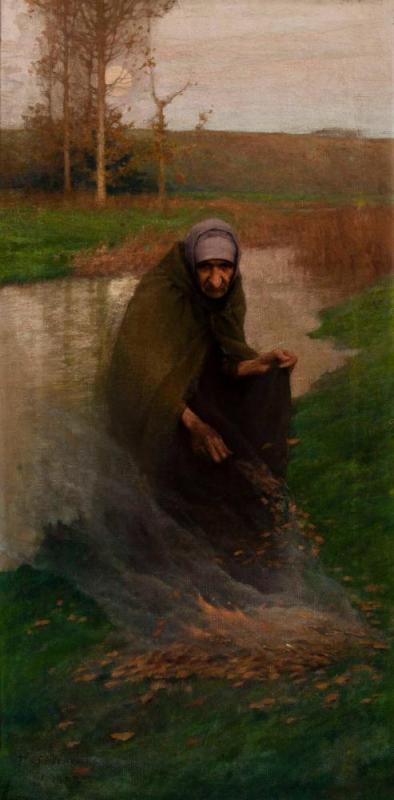 October, 1887 Artwork by Frank O'meara