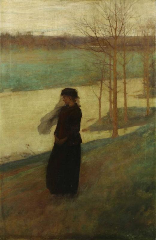 The Widow, 1882 Artwork by Frank O'meara