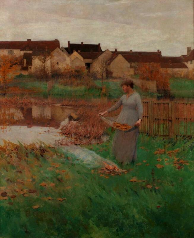 Towards Night And Winter, 1885 Artwork by Frank O'meara