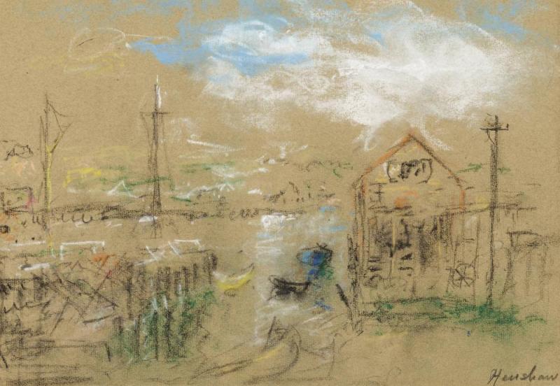 Gloucester, East Coast, C. 1916 Artwork by Glen Cooper Henshaw