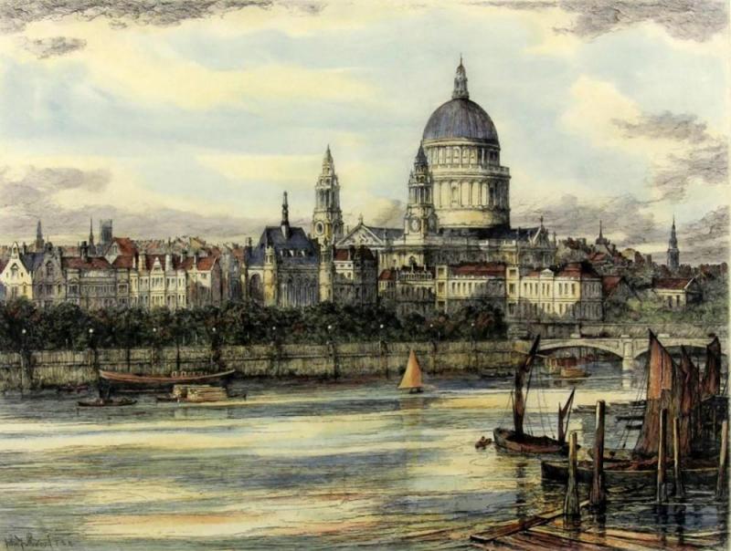 View Of Budapest Artwork by John Fullwood