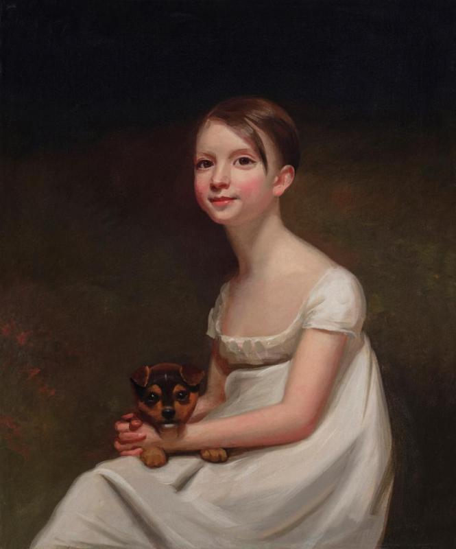Portrait Of Jeannetta Catherine Macgregor (1800-1883) Artwork by George Watson