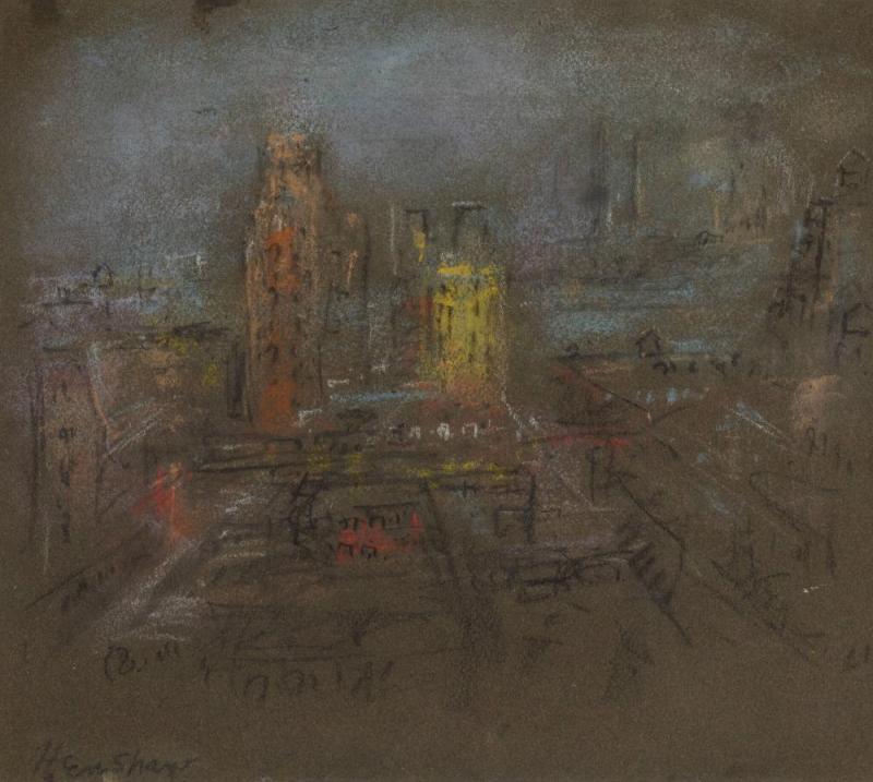 New York Cityscape Artwork by Glen Cooper Henshaw