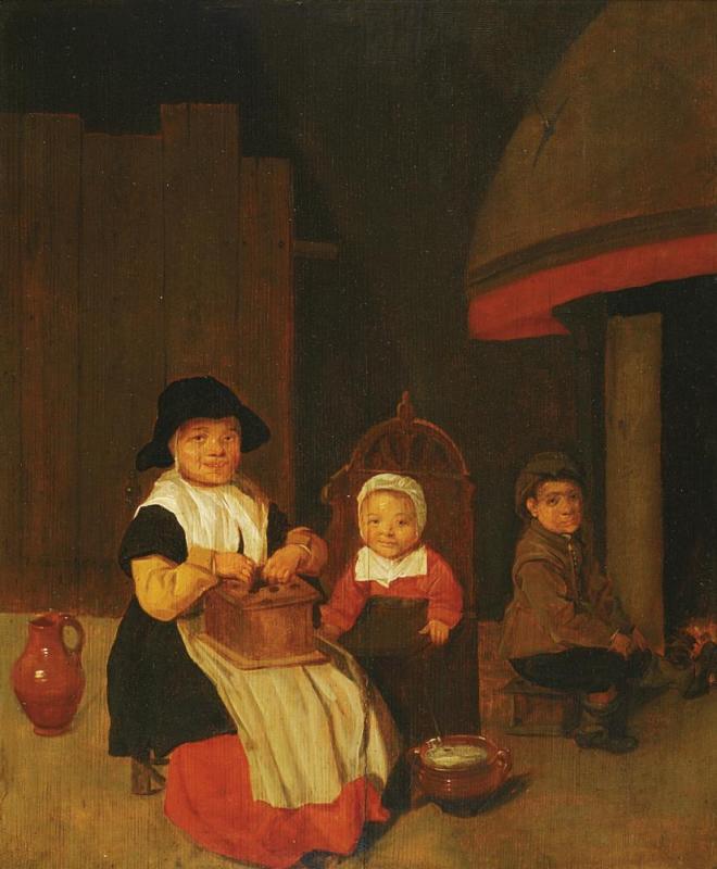 Playing Children, 1635 Artwork by Jan Hals