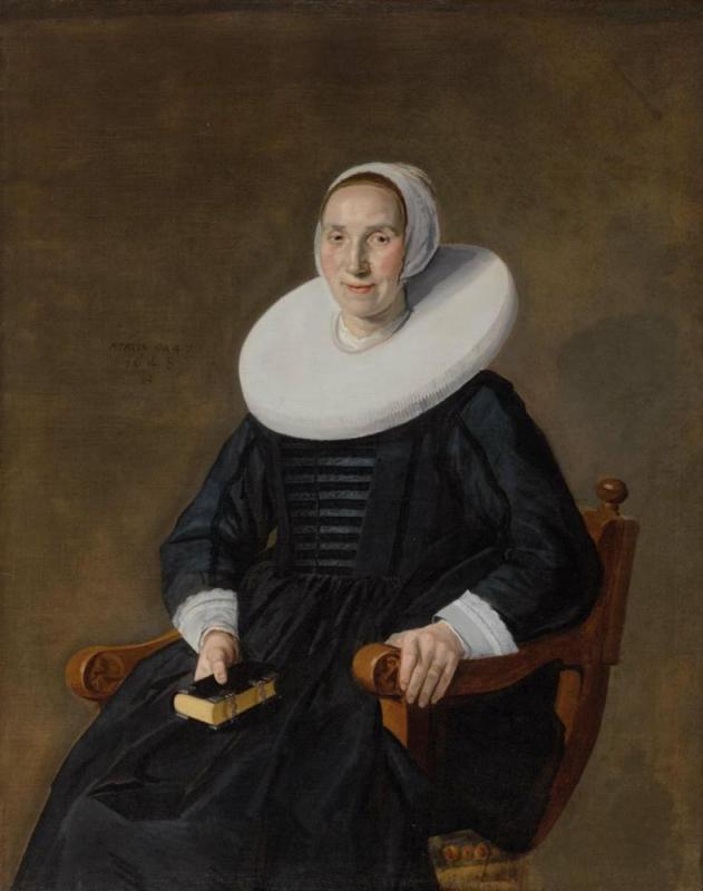 Portrait Of A Woman, 1648 Artwork by Jan Hals